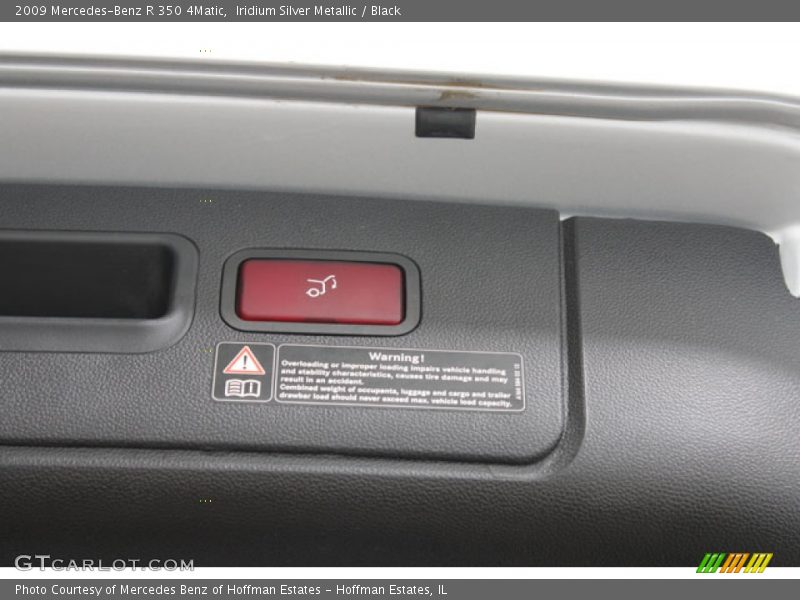 Iridium Silver Metallic / Black 2009 Mercedes-Benz R 350 4Matic