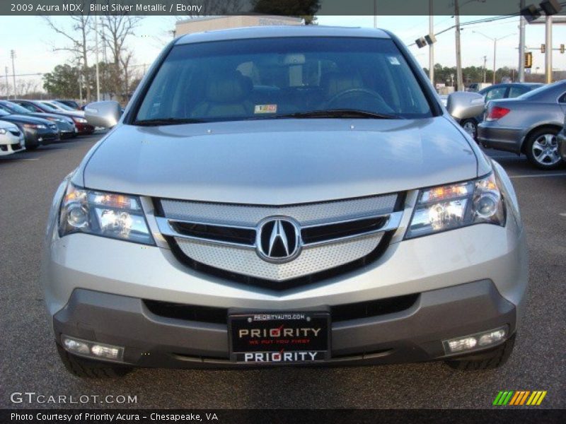 Billet Silver Metallic / Ebony 2009 Acura MDX