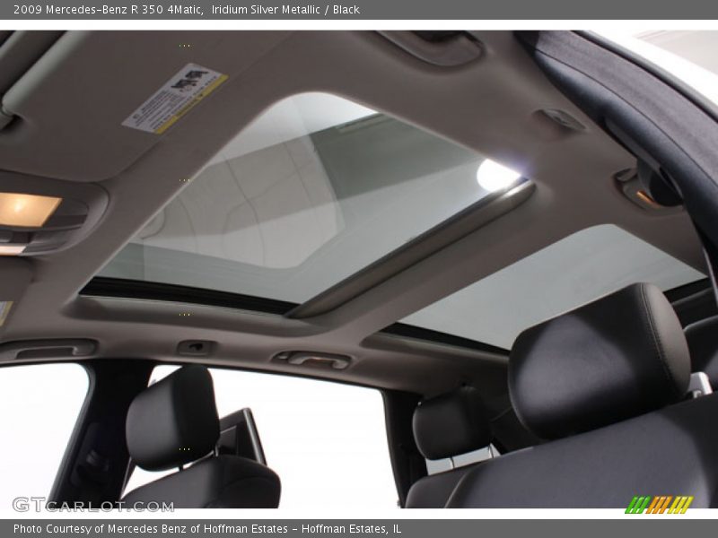 Iridium Silver Metallic / Black 2009 Mercedes-Benz R 350 4Matic