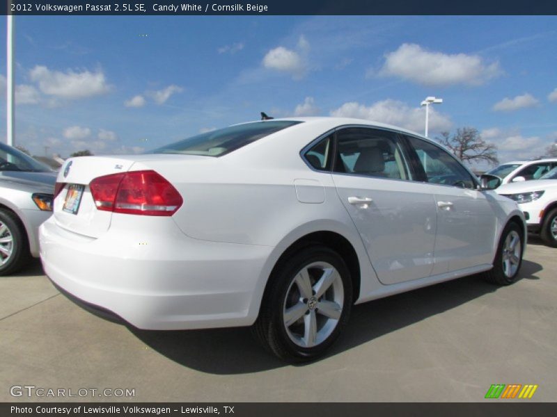 Candy White / Cornsilk Beige 2012 Volkswagen Passat 2.5L SE