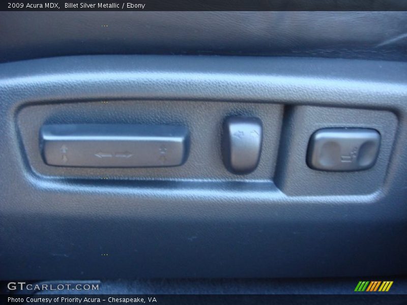 Billet Silver Metallic / Ebony 2009 Acura MDX