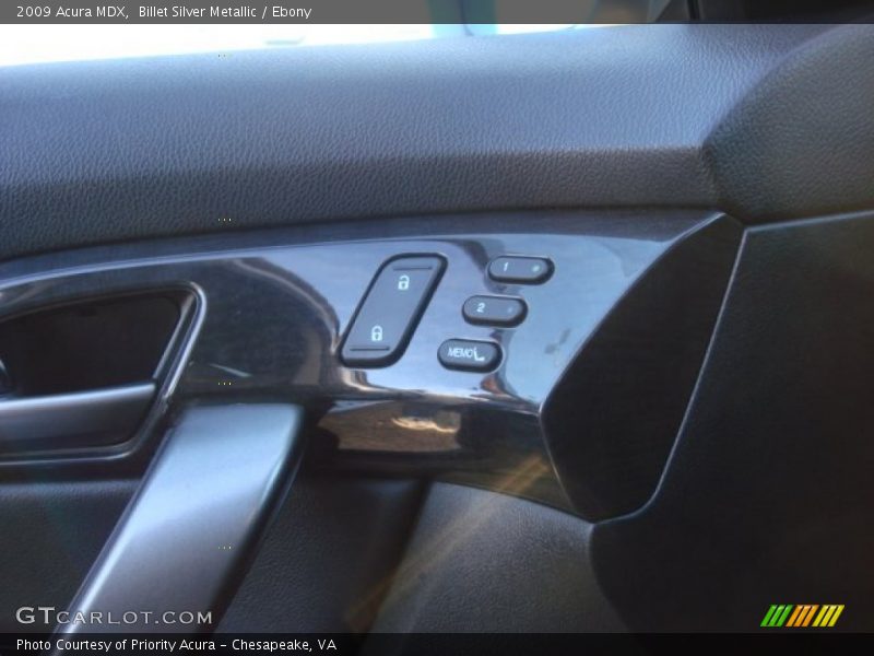 Billet Silver Metallic / Ebony 2009 Acura MDX