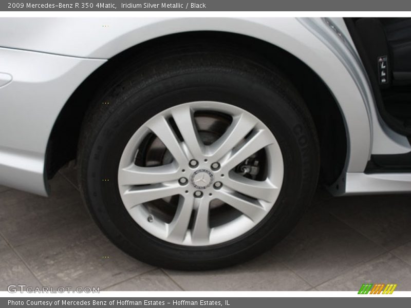 Iridium Silver Metallic / Black 2009 Mercedes-Benz R 350 4Matic