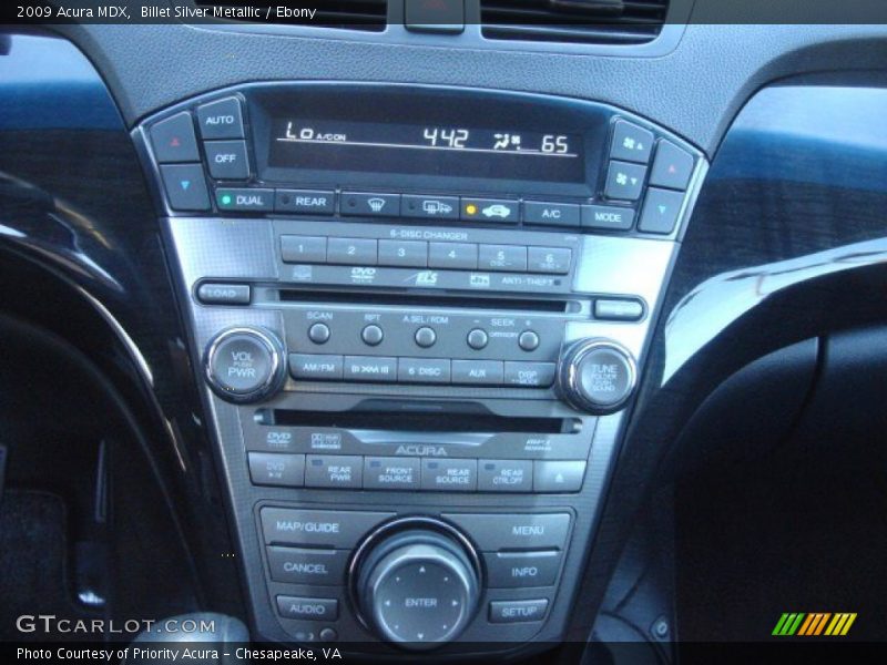 Billet Silver Metallic / Ebony 2009 Acura MDX
