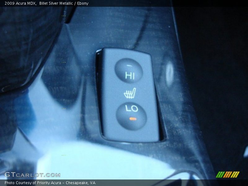 Billet Silver Metallic / Ebony 2009 Acura MDX
