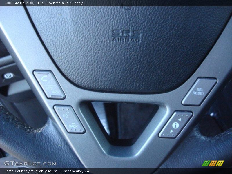 Billet Silver Metallic / Ebony 2009 Acura MDX