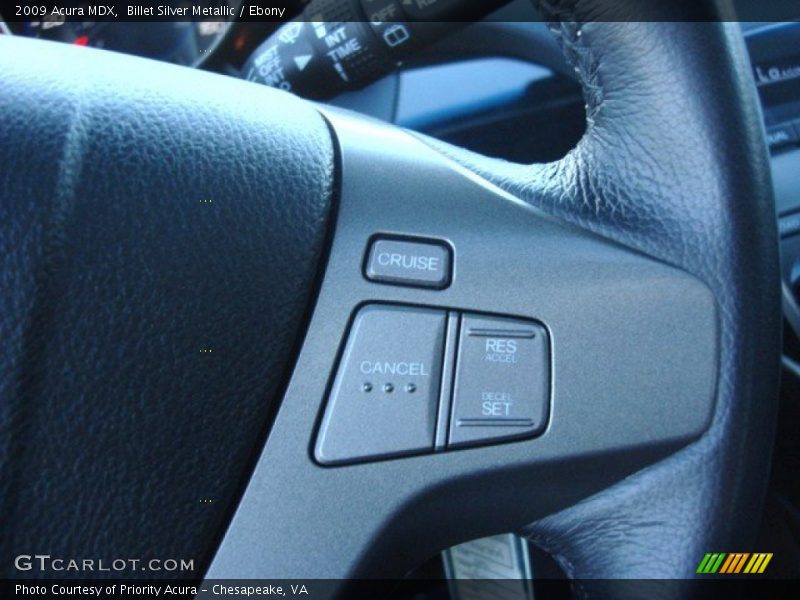 Billet Silver Metallic / Ebony 2009 Acura MDX