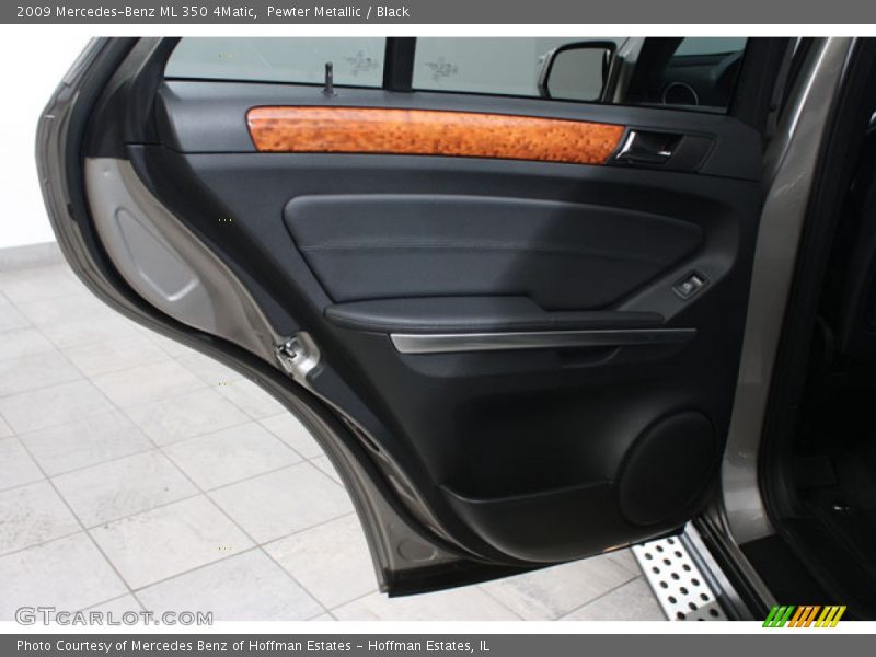 Pewter Metallic / Black 2009 Mercedes-Benz ML 350 4Matic