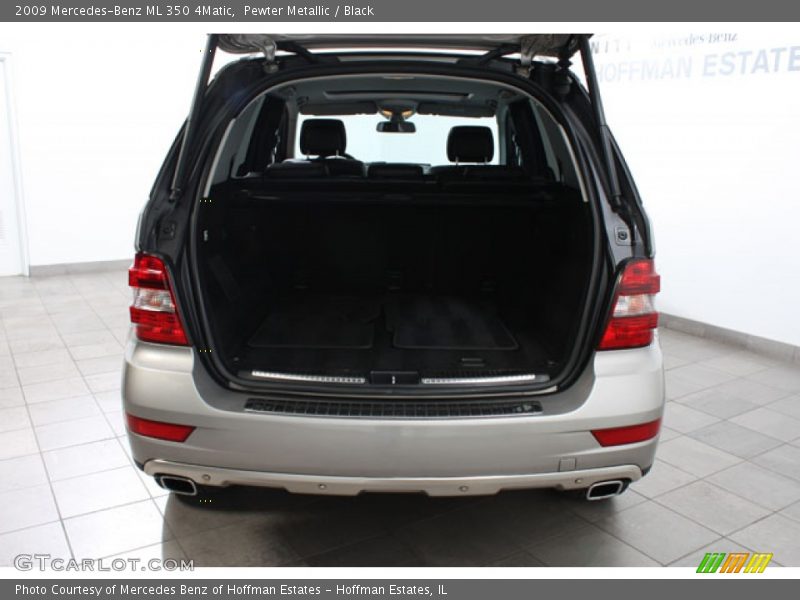 Pewter Metallic / Black 2009 Mercedes-Benz ML 350 4Matic