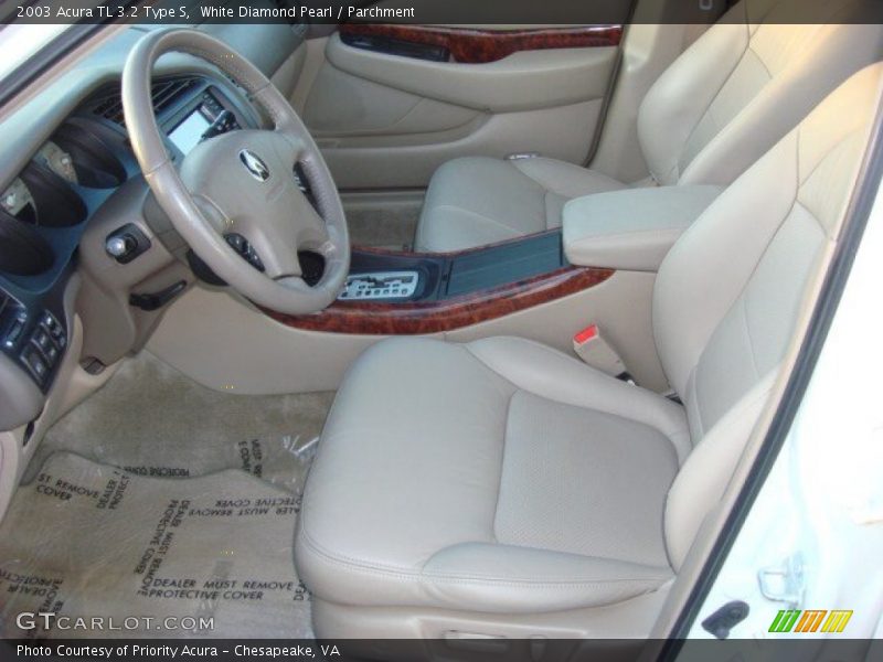  2003 TL 3.2 Type S Parchment Interior