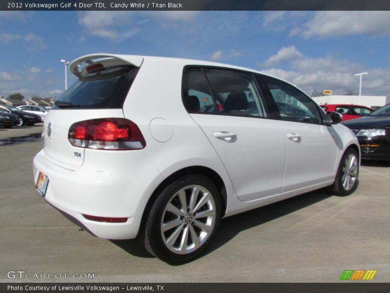Candy White / Titan Black 2012 Volkswagen Golf 4 Door TDI