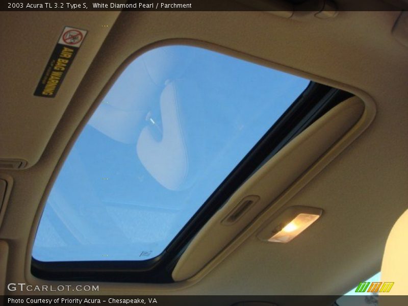 Sunroof of 2003 TL 3.2 Type S