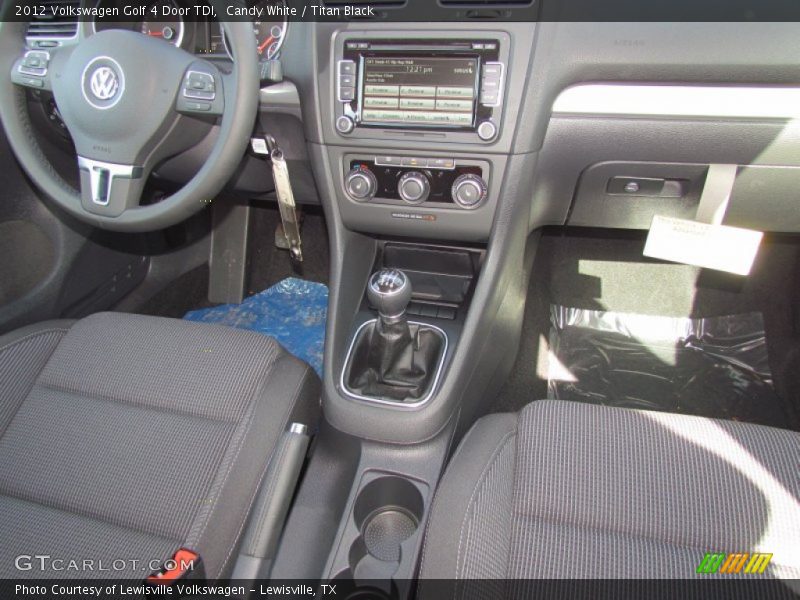 Candy White / Titan Black 2012 Volkswagen Golf 4 Door TDI
