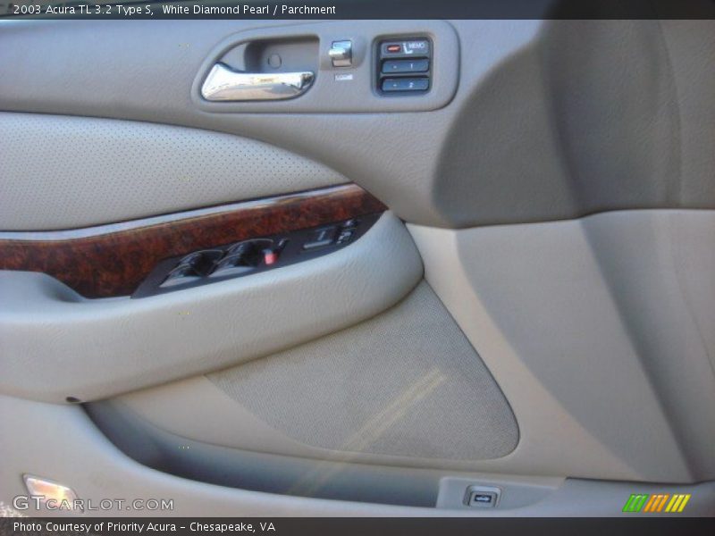 White Diamond Pearl / Parchment 2003 Acura TL 3.2 Type S
