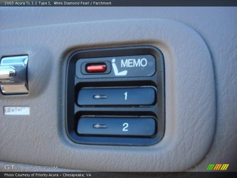 White Diamond Pearl / Parchment 2003 Acura TL 3.2 Type S