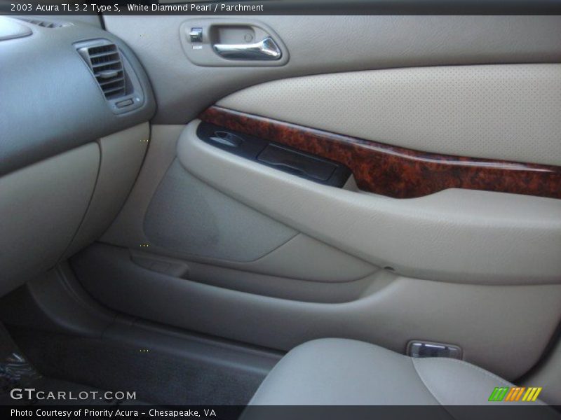 White Diamond Pearl / Parchment 2003 Acura TL 3.2 Type S