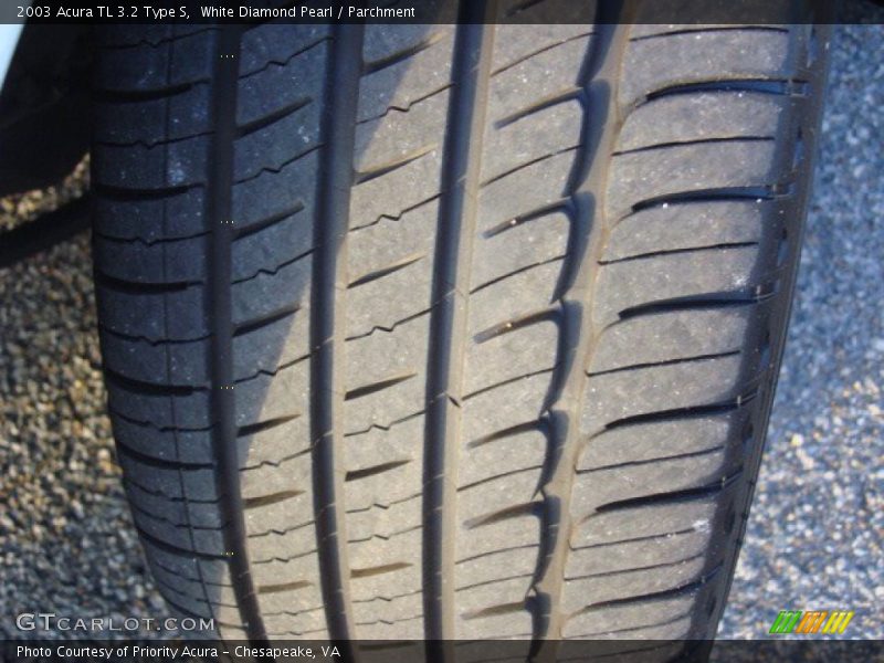 White Diamond Pearl / Parchment 2003 Acura TL 3.2 Type S