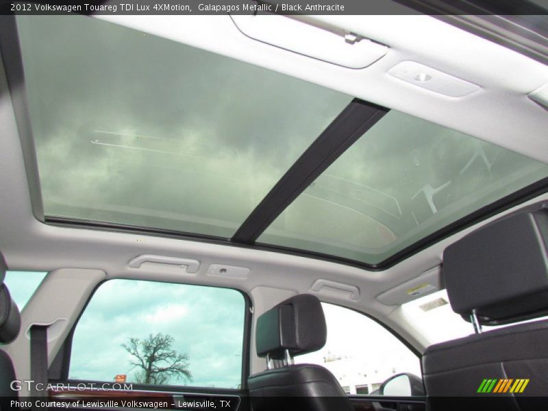 Sunroof of 2012 Touareg TDI Lux 4XMotion