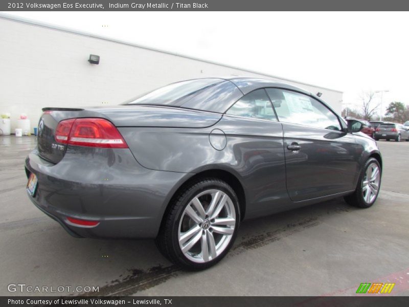 Indium Gray Metallic / Titan Black 2012 Volkswagen Eos Executive