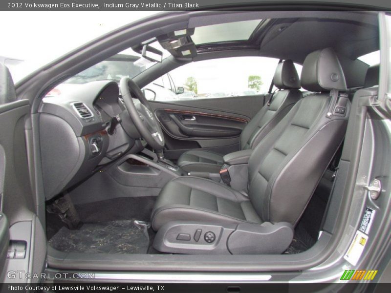 Indium Gray Metallic / Titan Black 2012 Volkswagen Eos Executive