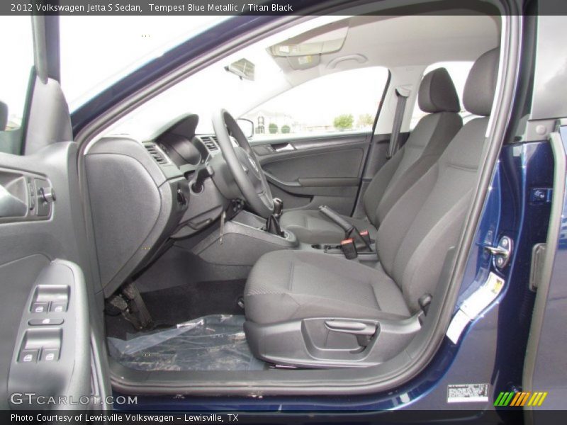 Tempest Blue Metallic / Titan Black 2012 Volkswagen Jetta S Sedan
