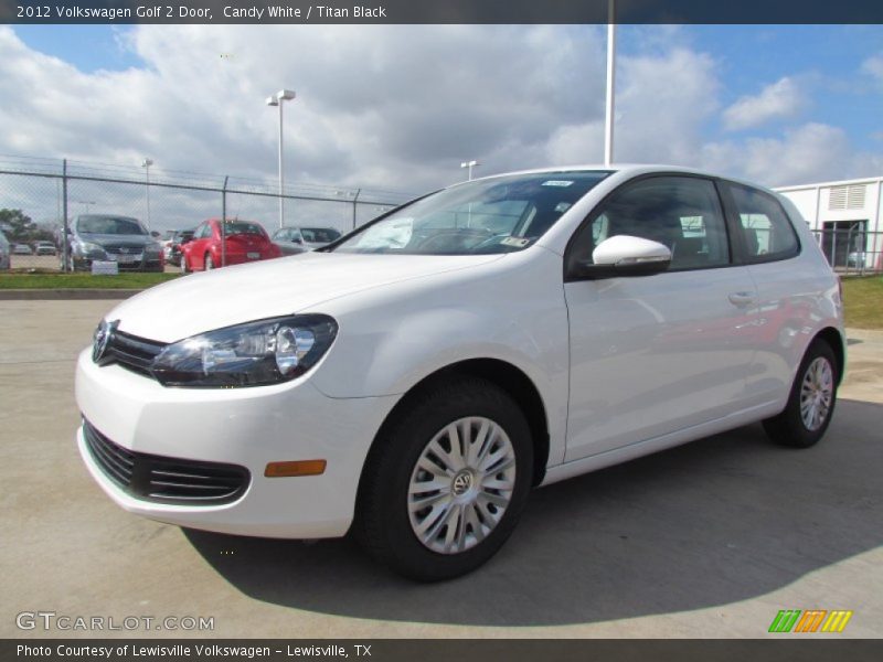 Candy White / Titan Black 2012 Volkswagen Golf 2 Door