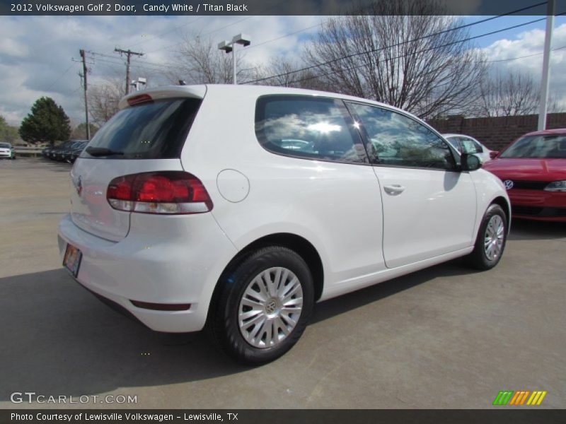 Candy White / Titan Black 2012 Volkswagen Golf 2 Door