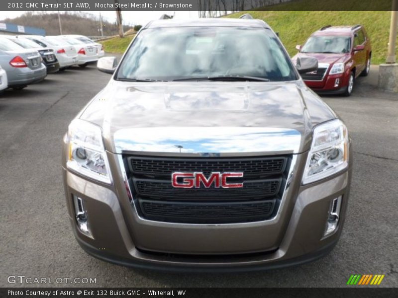 Mocha Steel Metallic / Brownstone 2012 GMC Terrain SLT AWD
