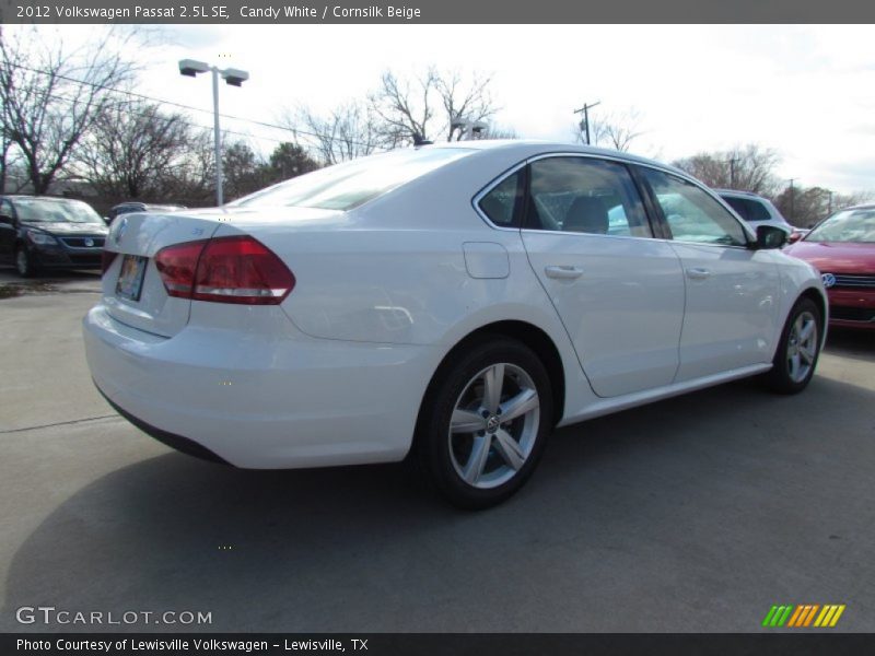 Candy White / Cornsilk Beige 2012 Volkswagen Passat 2.5L SE