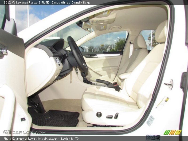 Candy White / Cornsilk Beige 2012 Volkswagen Passat 2.5L SE
