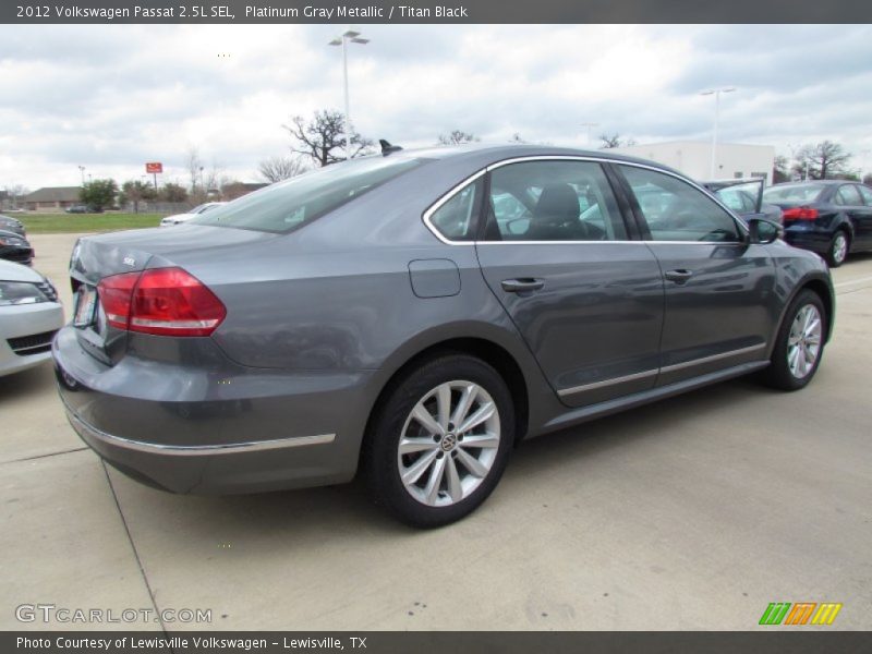 Platinum Gray Metallic / Titan Black 2012 Volkswagen Passat 2.5L SEL