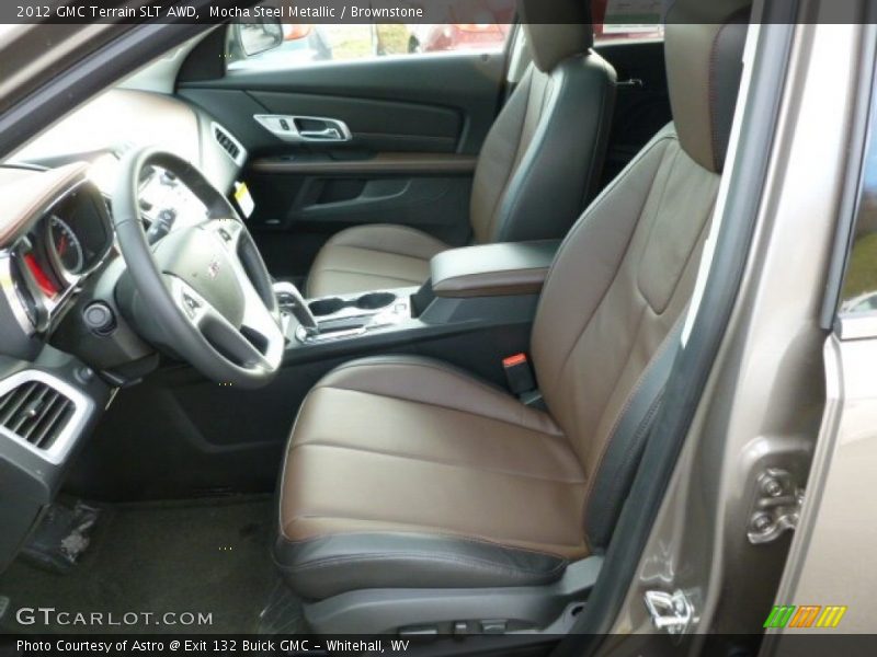 Mocha Steel Metallic / Brownstone 2012 GMC Terrain SLT AWD