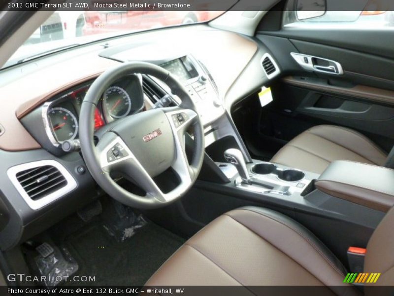 Mocha Steel Metallic / Brownstone 2012 GMC Terrain SLT AWD