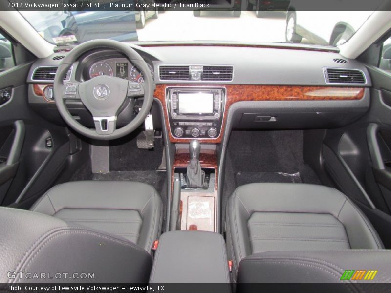 Platinum Gray Metallic / Titan Black 2012 Volkswagen Passat 2.5L SEL