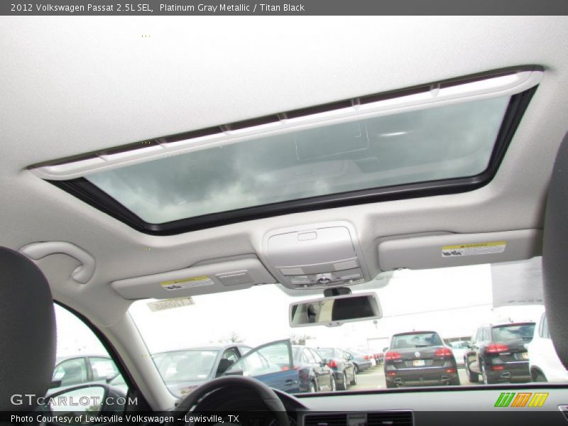 Platinum Gray Metallic / Titan Black 2012 Volkswagen Passat 2.5L SEL