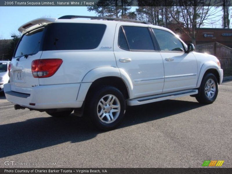 Natural White / Taupe 2006 Toyota Sequoia Limited