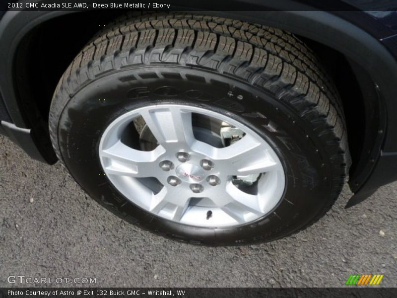 Deep Blue Metallic / Ebony 2012 GMC Acadia SLE AWD