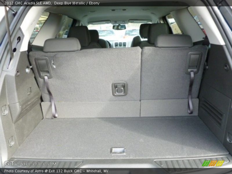 Deep Blue Metallic / Ebony 2012 GMC Acadia SLE AWD