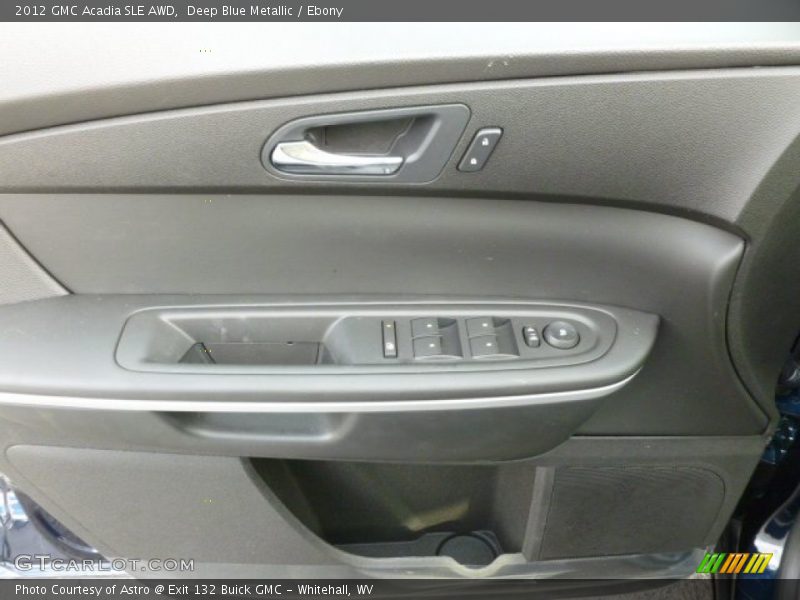 Deep Blue Metallic / Ebony 2012 GMC Acadia SLE AWD