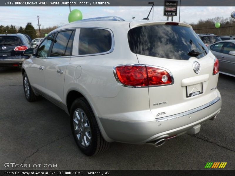 White Diamond Tricoat / Cashmere 2012 Buick Enclave AWD