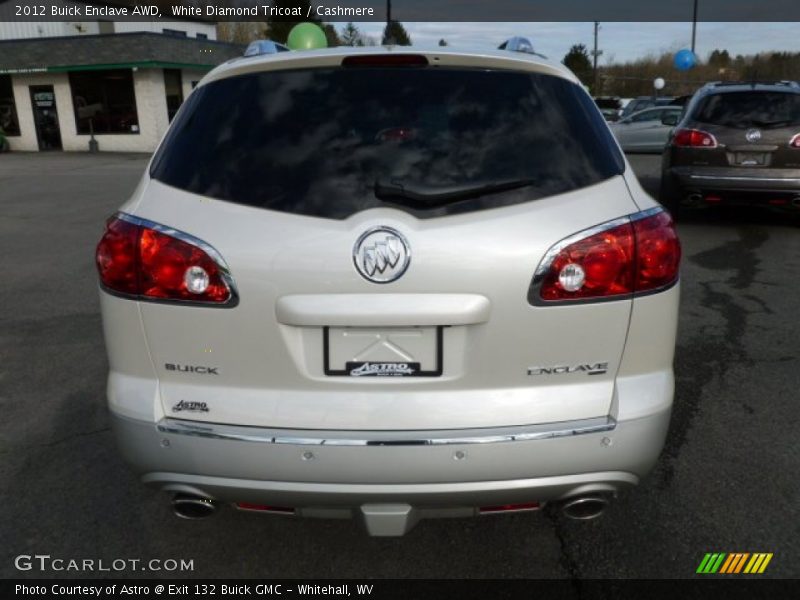 White Diamond Tricoat / Cashmere 2012 Buick Enclave AWD