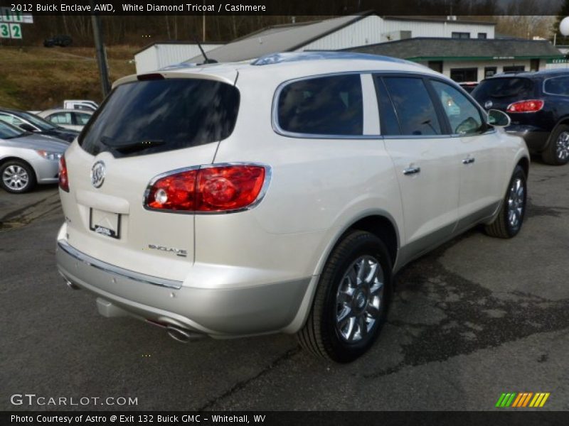 White Diamond Tricoat / Cashmere 2012 Buick Enclave AWD