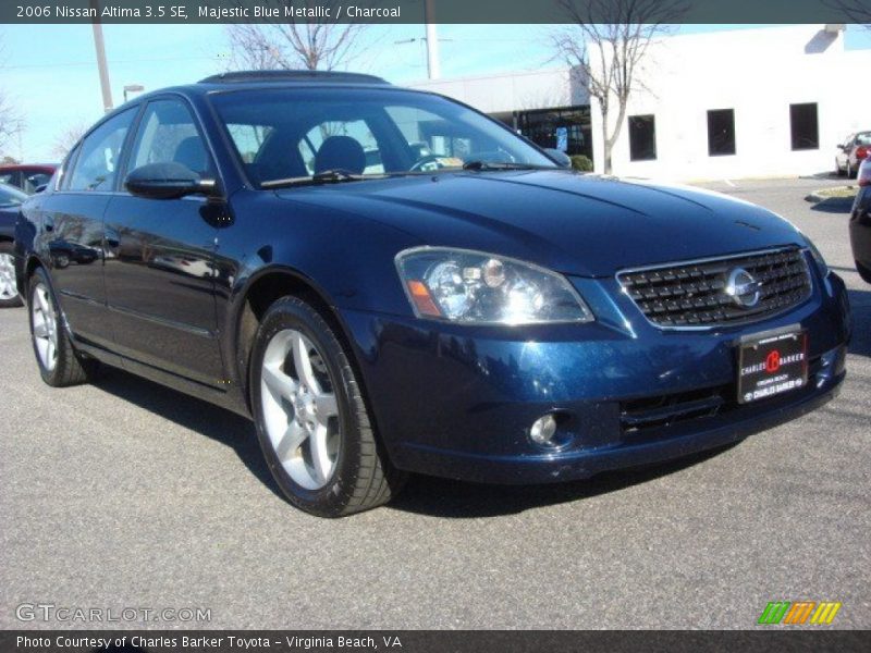 Majestic Blue Metallic / Charcoal 2006 Nissan Altima 3.5 SE