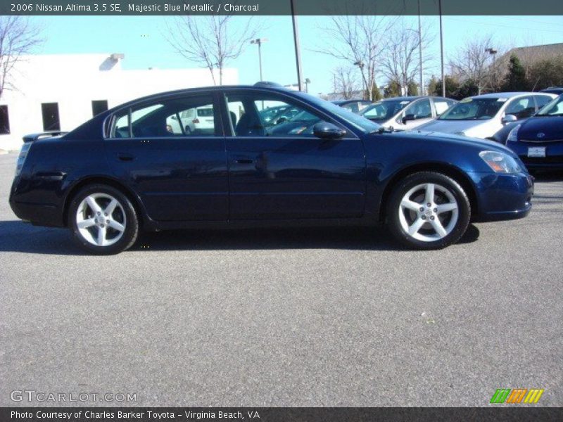 Majestic Blue Metallic / Charcoal 2006 Nissan Altima 3.5 SE