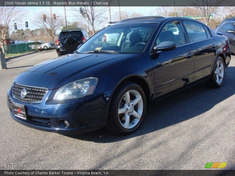 Majestic Blue Metallic / Charcoal 2006 Nissan Altima 3.5 SE