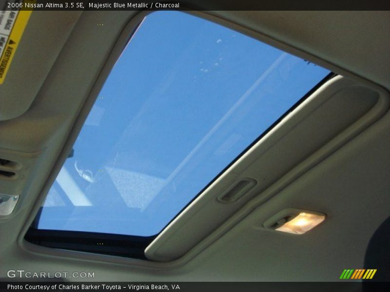 Majestic Blue Metallic / Charcoal 2006 Nissan Altima 3.5 SE