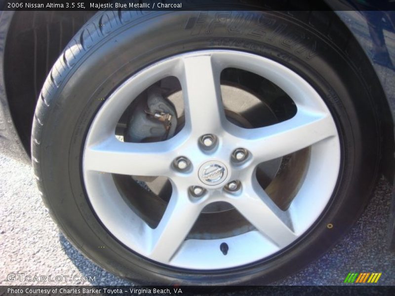 Majestic Blue Metallic / Charcoal 2006 Nissan Altima 3.5 SE