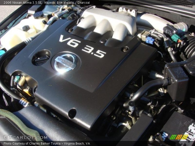 Majestic Blue Metallic / Charcoal 2006 Nissan Altima 3.5 SE