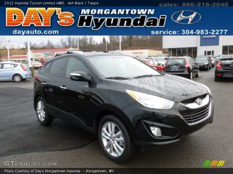 Ash Black / Taupe 2012 Hyundai Tucson Limited AWD