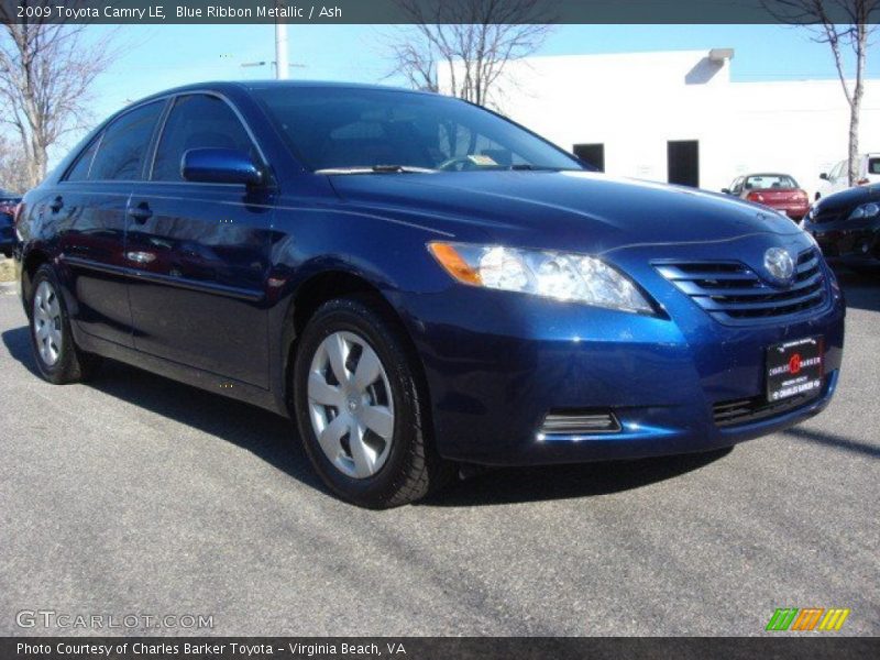 Blue Ribbon Metallic / Ash 2009 Toyota Camry LE